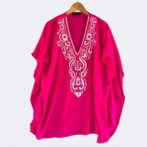 🎉5 for $45🎉 Spiaggia Dolce top blouse shirt size L/XL pink